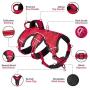 Tracker - No Pull Dog Harness | Front And Back Leash Attachment Points | 3M Reflective Stitching Increases Safety At Night | 5 Point Adjustable Fit Harness For Dogs | Padded Dog Harness For Comfort
