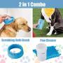Dog Paw Cleaner, Anipaw 2-in-1 Silicone Dog Paw Washer Cup with Towel, Portable Pet Cleaning Brush Feet Cleaner for Dog Cat Grooming with Muddy Paws