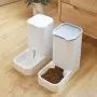 Automatic Pet Cat Dog Food Water Dispenser and Feeder in Set 3.8L, Gravity Waterer Food Bowl Water Drinking Fountain Self-Dispensing for Small Medium Pets Cats Dogs Puppy Kitten Automatic Pet Cat Dog Food Water Dispenser and Feeder in Set 3.8L, Gravity Waterer Food Bowl Water Drinking Fountain Self-Dispensing for Small Medium Pets Cats Dogs Puppy Kitten