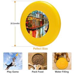 Pet Frisbee Flying Disc Dog Toy - Multifunction Downpour On Bourbon Street Diane Millsap