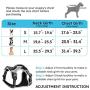 Petties&Sweeties No Pull Dog Harness, Reflective Adjustable Soft Padded Vest Unique Colors,with a Easy Control Training Handle