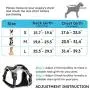 Petties&Sweeties No Pull Dog Harness, Reflective Adjustable Soft Padded Vest Unique Colors,with a Easy Control Training Handle