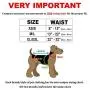 FunnyDogClothes Pack of 2 Dog Skirt Female Diapers with Suspenders for Small and Large Pet 100% Cotton Plaid Tartan Blue Red (XL/XXL Waist 22''- 32'')