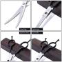 LovinPet 7.5'' Left/Right-Handed Pet Curved Dog Scissor/Safety Blunt-tip Grooming Curved Dog Shear/Professional Home Pet Trimming Dog Grooming Scissors for Dogs and Cats (Easy Use)