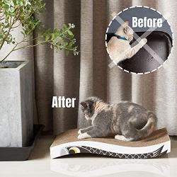 Coching Cat Scratcher Cardboard Scratch Pad with Premium Scratch Textures Design Design Durable Scratching Pad Reversible