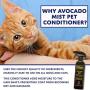 Eqyss Avocado Mist Pet Conditioner - Shines, Conditions, and Reduces Shedding