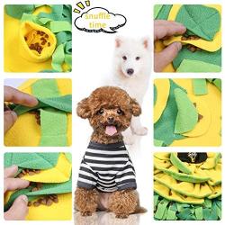 Yazepia Puzzle Snuffle Mat for Dogs, Durable Puppy Digging Toys Slow Feeding Mat for Stress Release Encourages Natural Foraging Skills, Mental Stimulation Toys for Large Middle Small Dogs Cats