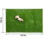 Aulock 2 Pcs Artificial Grass Guinea Pig Pee Pads- 15.7 × 23.6 Inch Fake Grass Rug Potty Training Replacement Artificial Turf for Puppy, Rabbits, Hamsters, Bunnies, Gerbils, Other Small Animals Aulock 2 Pcs Artificial Grass Guinea Pig Pee Pads- 15.7 × 23.6 Inch Fake Grass Rug Potty Training Replacement Artificial Turf for Puppy, Rabbits, Hamsters, Bunnies, Gerbils, Other Small Animals