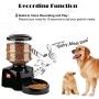 Smart Pet Feeder Automatic Feeder,5.5 Liter Electric Dry Food Container Timed Dog Cat Food Dispenser Timer Programmable 1-3 Meals 12 portions Control Voice Recorder for Dog Cat Small & Medium Pets