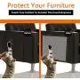 Cat Scratch Pad - Double Sided Anti Cat Scratch Furniture Protector - 5-Pack XL 16'' L 12'' W & 5-Pack Large 17'' L 10'' W Cat Scratch Deterrent Training Tape Sheets - Clear Training Tape (10 Pack) Cat Scratch Pad - Double Sided Anti Cat Scratch Furniture Protector - 5-Pack XL 16'' L 12'' W & 5-Pack Large 17'' L 10'' W Cat Scratch Deterrent Training Tape Sheets - Clear Training Tape (10 Pack)