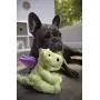 goDog Dragon With Chew Guard Technology Tough Plush Dog Toy, Lime, Small