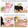 MAOCG Dog Water Bottle for Walking, Multifunctional and Portable Dog Travel Water Dispenser with Food Container,Detachable Design Combo Cup for Drinking and Eating,Suitable for Cats and Puppy