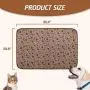 Waterproof Dog Food Mat Non-Slip - 2 Pack Dog Bowl Mat Absorbent Pet Feeding Mats Washable Pee Pads for Puppies Cats, Bone & Paw Pattern 35.4'' X 23.6'' Waterproof Dog Food Mat Non-Slip - 2 Pack Dog Bowl Mat Absorbent Pet Feeding Mats Washable Pee Pads for Puppies Cats, Bone & Paw Pattern 35.4'' X 23.6''