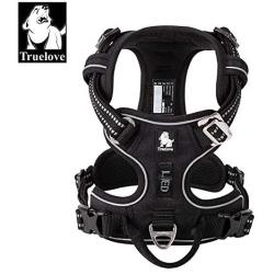 Dog Harness No Pull Nylon Reflective Pet Harness Adjustable Comfortable Control Step-in Brilliant Colors Truelove TLH56512