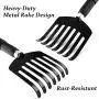 SKYFIELD Dog Pooper Scooper, 3-Stage Extendable Metal Dog Poop Scooper for Large Dogs