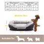 Pet Deluxe Dog and Puppy Bed, Grooved Orthopedic Foam Beds with Removable Washable Cover, Ultra Comfort, Padded Rim Cushion, Nonslip Bottom, for Dogs/Puppies Pet Deluxe Dog and Puppy Bed, Grooved Orthopedic Foam Beds with Removable Washable Cover, Ultra Comfort, Padded Rim Cushion, Nonslip Bottom, for Dogs/Puppies