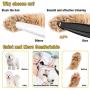 Dog Clippers with LED lights, Professional Dog Grooming Clippers, 2 Speeds USB Rechargeable, Low Noise Cordless Electric Dog Clippers for Small Dogs and Cats Around Face, Eyes, Ears, Rump, Paws