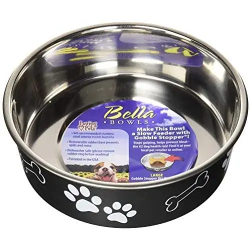 Loving Pets Bella Bowl for Dogs, Extra Large, Espresso Loving Pets Bella Bowl for Dogs, Extra Large, Espresso
