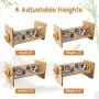 Raised Pet Bowls for Cat and Dog - Adjustable Bamboo Elevated Feeder Stand with 2 Stainless Steel Bowls and Highly Absorbent Waterproof Dog Food Mat, Antislip Pet Food and Water Bowls Raised Pet Bowls for Cat and Dog - Adjustable Bamboo Elevated Feeder Stand with 2 Stainless Steel Bowls and Highly Absorbent Waterproof Dog Food Mat, Antislip Pet Food and Water Bowls