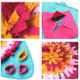 SITADI. Snuffle Mat for Dogs Feeding Mats(28''x 28'') Foraging Puzzle Toys for Large and Small Puppies Durable and Washable with Dog Chew Ring Licking Mat