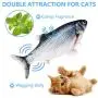 Electric Fish Cat Toys, Realistic Plush Simulation Electric Wagging Fish Cat Toy Catnip Kicker Toys, Funny Interactive Pets Pillow Chew Bite Kick Supplies for Cat Kitten Kitty Electric Fish Cat Toys, Realistic Plush Simulation Electric Wagging Fish Cat Toy Catnip Kicker Toys, Funny Interactive Pets Pillow Chew Bite Kick Supplies for Cat Kitten Kitty