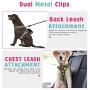 VavoPaw Dog Vest Harness, No Pull Design Pet Soft Padded Reflective Leash Chest Harness with Adjustable Strap for Various Sizes Dogs, Easy to Control