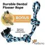 Spring Rope Dog Toy - Interactive Dog Tug Toy Builds Pet Muscle - Includes Bonus Rope Toy - 16ft Hanging Rope, Spring Kit + Bungee Tether Tug Pull Flirt Pole Kit - Perfect Outdoor Activity Dog Toy Spring Rope Dog Toy - Interactive Dog Tug Toy Builds Pet Muscle - Includes Bonus Rope Toy - 16ft Hanging Rope, Spring Kit + Bungee Tether Tug Pull Flirt Pole Kit - Perfect Outdoor Activity Dog Toy