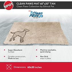 SPOT Ethical Pets Clean Paws Micro Fiber Dog Mat