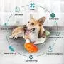 WLHOPE Squeaky Dog Chew Ball Dog Rubber Football Toy for Cast Throwed Training of Medium and Large Dogs Help Dogs Relieve Boredom and Regulate Emotions (Orange) WLHOPE Squeaky Dog Chew Ball Dog Rubber Football Toy for Cast Throwed Training of Medium and Large Dogs Help Dogs Relieve Boredom and Regulate Emotions (Orange)
