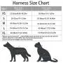 Cat Harness and Leash for Walking, Adjustable Escape Proof Vest with Reflective Strips, Travel Outdoor Jacket Fit for Kitten Puppy Rabbit Dogs by Pet Supplies in Mesh Ferretss Travel Car Seat Belt