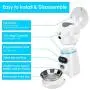 TTPet Automatic Cat Feeder, Timed Dog Food Dispenser, 3.5L Capacity, Stainless Steel Bowl, Portion Control, Voice Recording, Timer Programmable up to 4 Meals a Day TTPet Automatic Cat Feeder, Timed Dog Food Dispenser, 3.5L Capacity, Stainless Steel Bowl, Portion Control, Voice Recording, Timer Programmable up to 4 Meals a Day