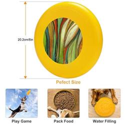 Pet Frisbee Flying Disc Dog Toy - Multifunction Finding Paradise Jennifer Lommers