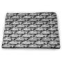 DayDayFun Whale Pet Mat for Kennel Abstract Art Pattern with Different Colored Silhouettes Hand Drawn Dots and Lines pet Bed for Crate Multicolor