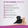 POINTPET After Shower Detangler Spray for Dogs & Cats - Natural Hair Conditioning - Restore Skin Moisture, Prevent Itching - pH Balanced Formula for Sensitive Skin - Refreshing Vanilla Scent - 50ml