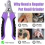 DAIRSHY Dog Nail Clippers and Trimmer - with Safety Guard to Avoid Over Cutting - Razor Sharp Blade for Thick Toenail - Professional Pet Nail Grooming Tool for Small Medium and Large Dogs, Cats