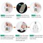 VavoPaw Pet Hair Remover Brush, Upgraded Dog Cat Hair Remover Reusable Lint Brush for Couch, Car Seat, Carpet, Travel Compact-Size Brush Included