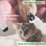 iBliver 2020 Newest Pets Nail Grinder, 2-Speed with LED Exercise Chaser Tool Electric Rechargeable Pet Nail Trimmer Painless Paws Grooming for Small Medium Large Dogs & Cats