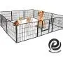 QRDA Pet Fence Folding Metal Playpen 12-Panel Exercise Outdoor Playpen 32''×24'' H QRDA Pet Fence Folding Metal Playpen 12-Panel Exercise Outdoor Playpen 32''×24'' H