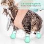 ASOCEA 4 PCS Anti-Scratch Cat Foot Shoes Silicone Pet Grooming Scratching Restraint Booties Kitten Cat Claws Cover for Home Bathing, Shaving Checking Treatment