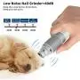 Hengyuanyi Dog Nail Grinder Professional Pet Nail Trimmer 2-Speed Rechargeable Pet Nail Grinder Electric Nail File,3 Ports Quiet Painless Paws Grooming Smoothing,for Large Medium Small Dogs and Cats