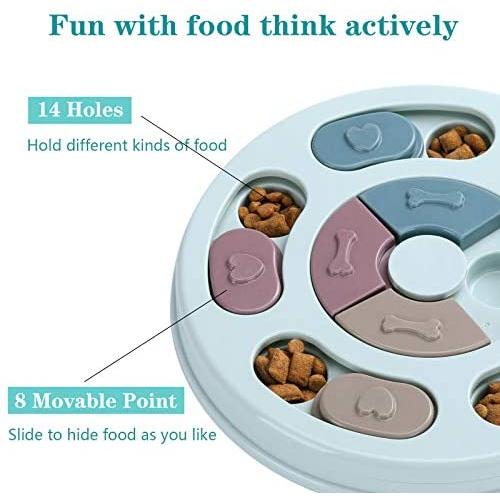 Dog Puzzle Toys,Dogs Food Puzzle Feeder Toys for IQ Training &amp; Mental Enrichment,Dog Treat Puzzle