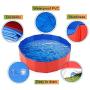 mcgrady1xm Collapsible Pet Dog Bath Pool, Kiddie Pool Hard Plastic Foldable Bathing Tub PVC Outdoor Pools for Dogs Cat Kid