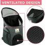 Guay Pet Carrier Backpack for Dogs and Cats- Soft Sided Ventilated Mesh with Bed Liner - Safe Hiking Walking Travel Bag for Small Pets Kitten Puppy Up to 12 lbs