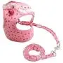 Didog Adjustable Pet Mesh Vest Harness and Leash Set with Cute Bell for Puppy Small Medium Dogs and Cats