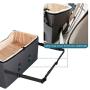Petsfit Dog Lookout Car Booster Seat with Summer and Winter Liner for Small Dog,29.5'' Lx16 Wx14 H