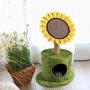 BIGTREE Cat Condo Deluxe Sunflower Cat House with Sisal Cat Climbing Frame Furniture Scratching Post for Kitty Climber House Cat Play Tower Activity Centre for Playing Relax
