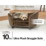 Enchanted Home Pet Ultra Plush Snuggle Bed in Light Pink