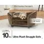 Enchanted Home Pet Ultra Plush Snuggle Bed in Light Pink Enchanted Home Pet Ultra Plush Snuggle Bed in Light Pink