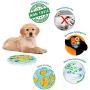 CHZHENG Dog Slow Feeder, Durable Eco-Friendly Pet Toys, Anti-Slip Bottom Interactive Training Food Toy, for Small Medium Dogs,Blue