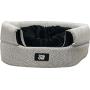 Travel Cat: The Meowbile Home - Premium Convertible Travel Cat Bed and Cave - 25 x 18 x 17 inches - Soft Gray - Durable Padded Construction - Comfortable and Cozy - Collapsible and Easy to Clean